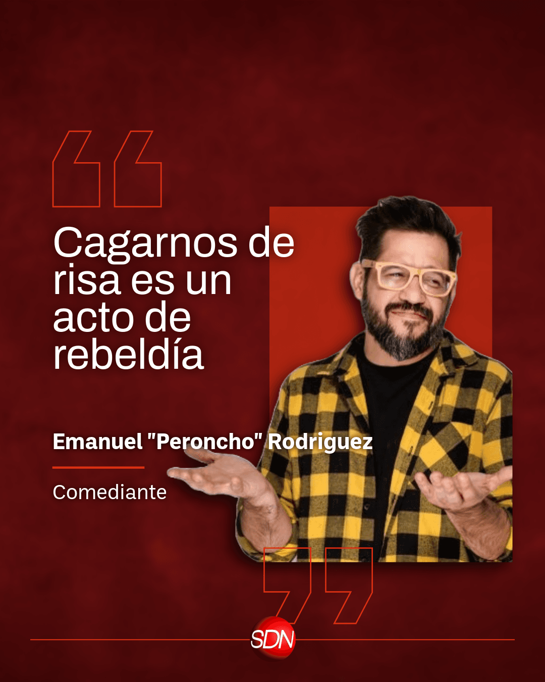 Emanuel «Peroncho» Rodríguez se presentará en Comuna Club