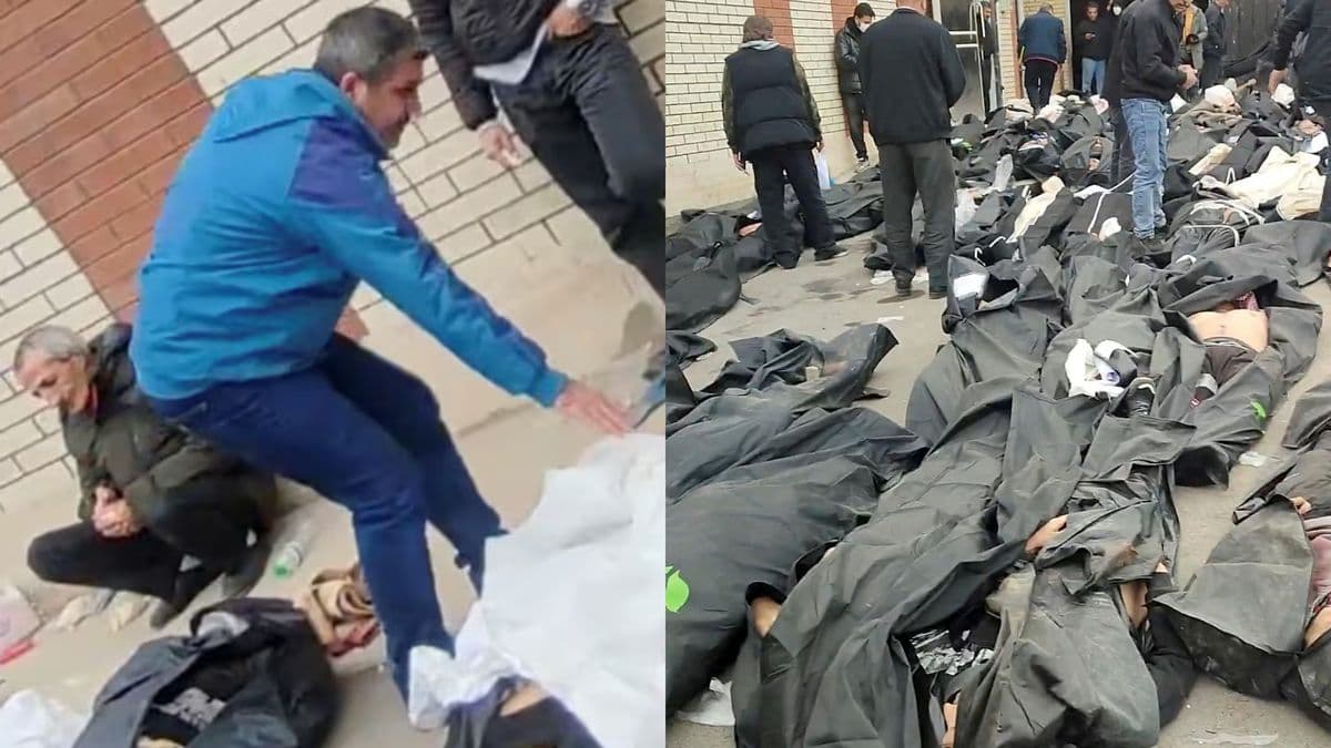 Horror y masacre en las protestas en Irán: el video estremecedor que mostró cadáveres amontonados frente a una morgue
