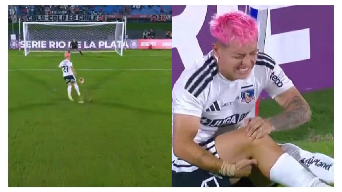 Papelón: pateó el peor penal de la historia y luego simuló su lesión
