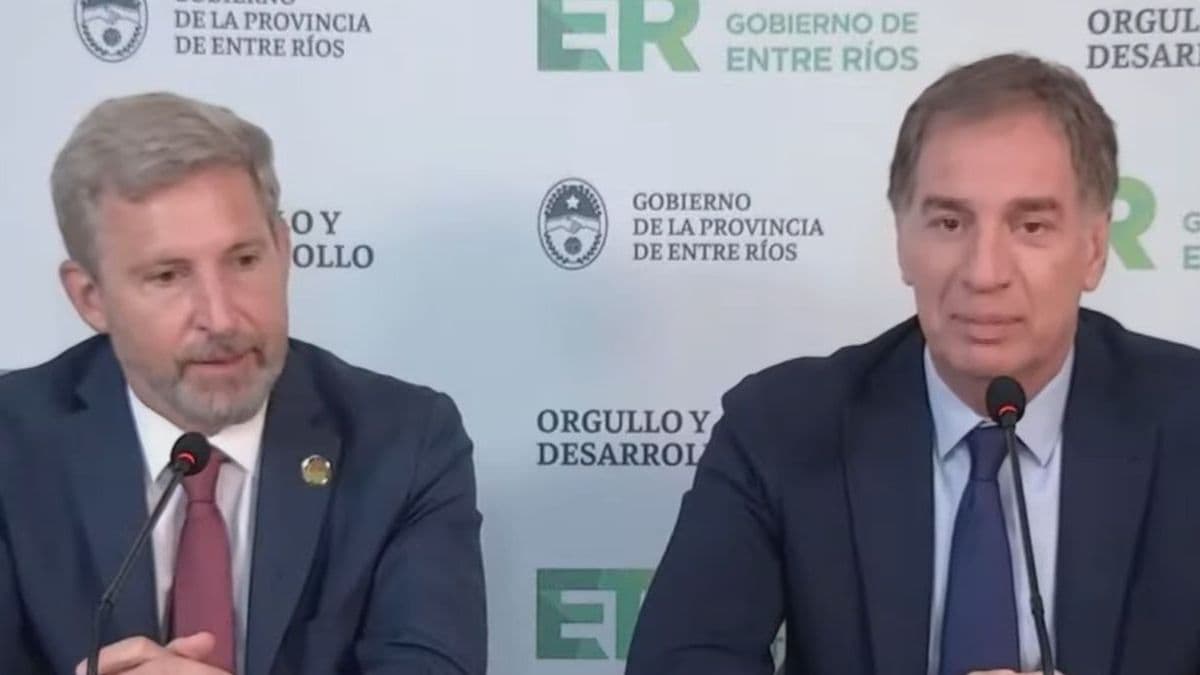 Rogelio Frigerio recibió a Diego Santilli en Entre Ríos y expresó su «apoyo contundente» a la reforma laboral
