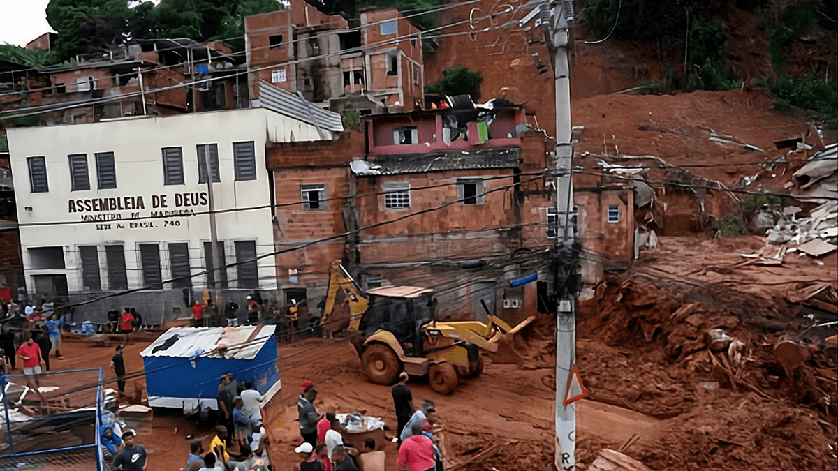 Brasil: al menos 40 muertos en Minas Gerais por un temporal devastador