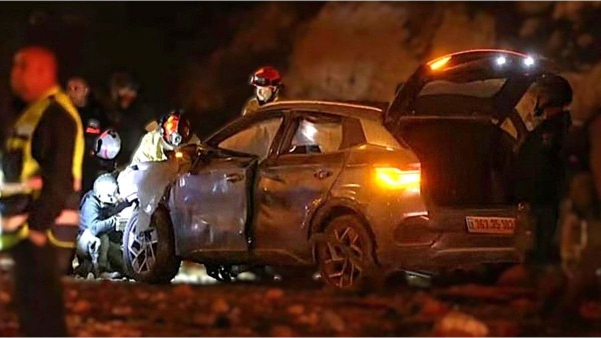 Auto eléctrico chino y sus ocupantes sobreviven al impacto de un misil iraní: «La seguridad es el máximo lujo»