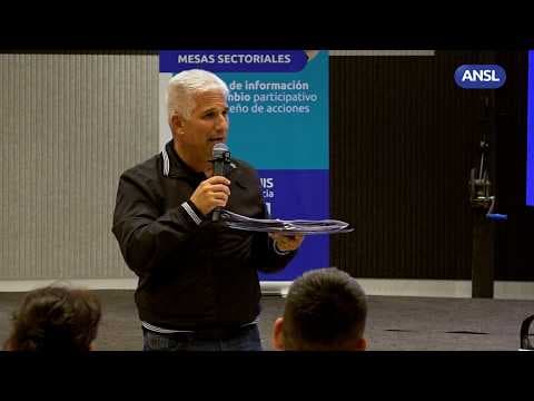 Claudio Poggi, gobernador de San Luis Mesa Sectorial