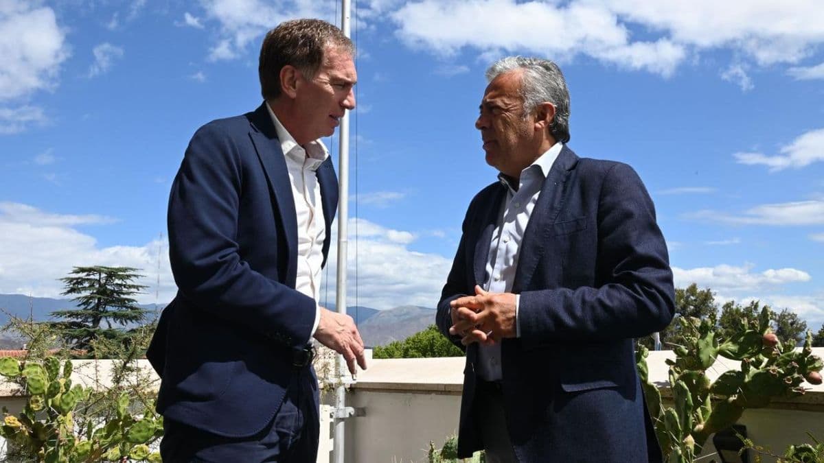 Diego Santilli se reúne en Mendoza con el gobernador Alfredo Cornejo