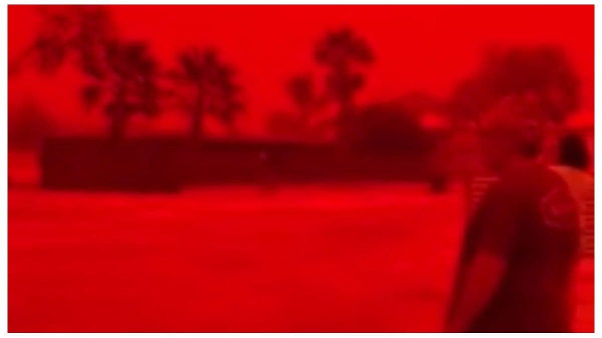 El cielo se tiñó de rojo sangre en Australia y creó una escena «apocalíptica»: cuál fue el motivo