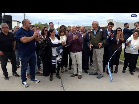 Inauguraron nuevas cuadras de pavimento en la zona oeste de Villa Mercedes
