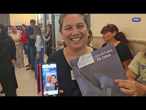 Más de 180 familias villamercedinas consiguieron la seguridad jurídica de sus hogares