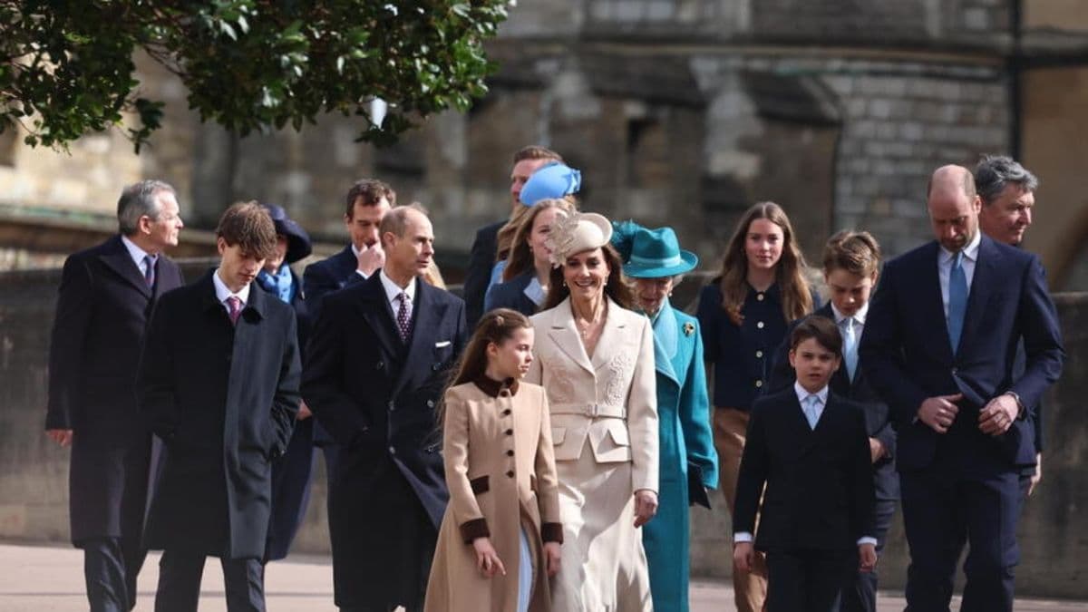 Pascuas en Windsor: la familia real británica se muestra unida tras el escándalo por el príncipe Andrés