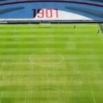 Así está el campo de juego del Monumental para el Superclásico River-Boca