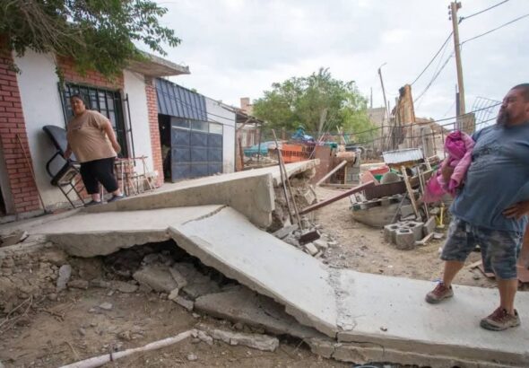 Chubut anunciÃ³ crÃ©ditos de hasta $300 millones para los afectados por el derrumbe del cerro Hermitte