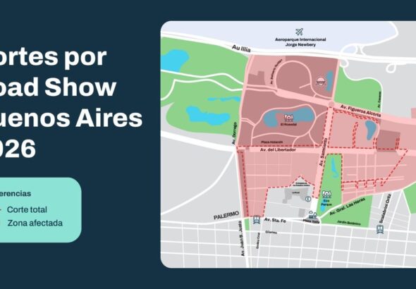 Franco Colapinto en la Ciudad: así serán los cortes de tránsito para montar el circuito en Palermo