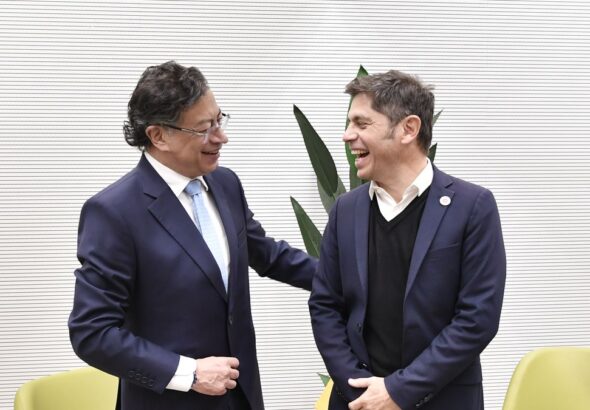 Gustavo Petro afirmó que Axel Kicillof "será Presidente" y que Argentina "tomará su rumbo progresista"