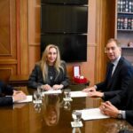 Karina Milei recibiÃ³ en la Casa Rosada al gobernador de Chaco, Leandro Zdero