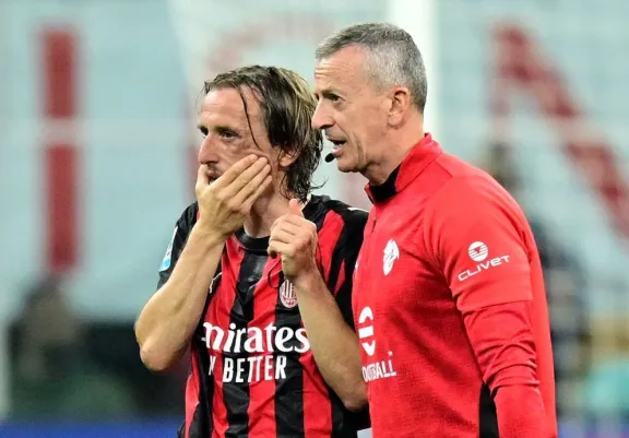Luka Modric sufrió una doble fractura facial
