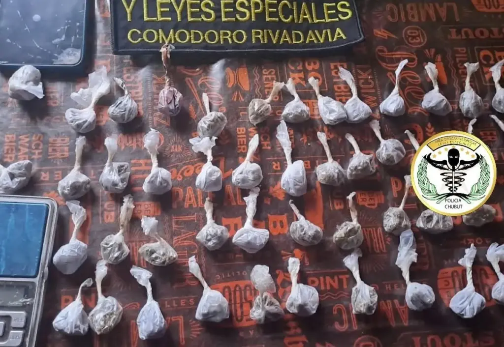 Operativo antidrogas en Comodoro: secuestraron estupefacientes y hay un detenido 