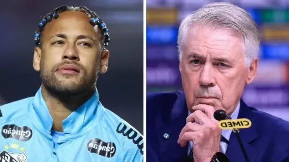 Ancelotti y la posibilidad de que Neymar vaya al Mundial