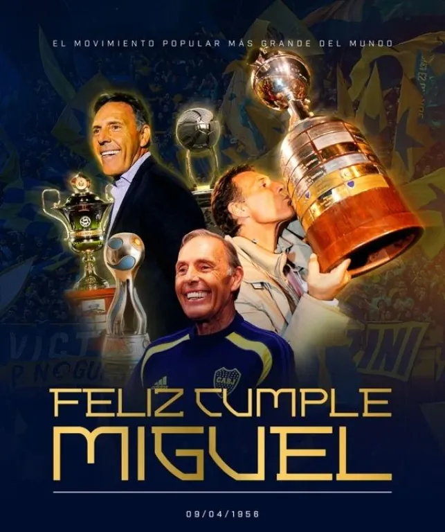 Boca recordó a Miguel Ángel Russo en el día de su cumpleaños con un emotivo mensaje