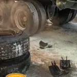 Bomberos evitaron que un principio de incendio en un camión se propagara en la YPF de Fitz Roy