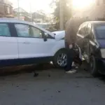 Colisión vehicular en el barrio Roca dejó una mujer lesionada