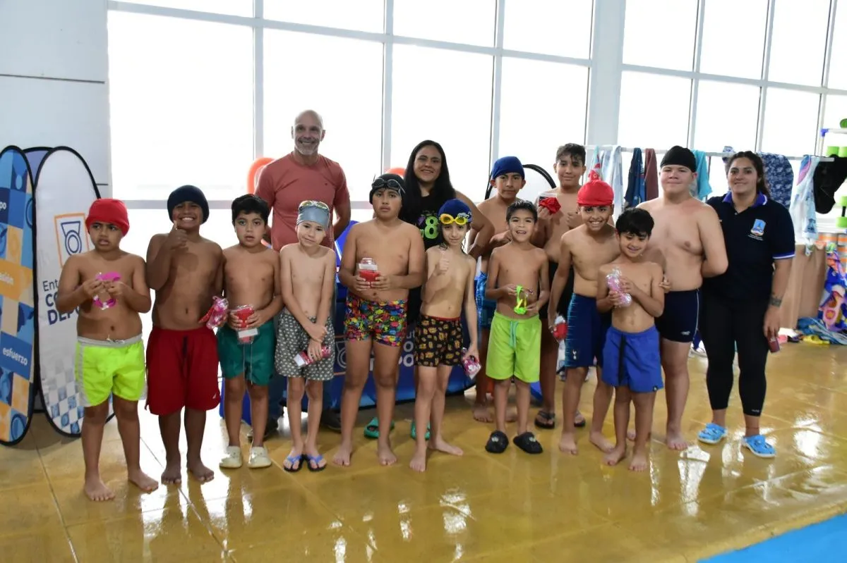 Comenzó la primera etapa de Natación de los Juegos Comunitarios 