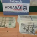 Lo sorprendieron intentando pasar 23 mil dólares sin declarar a Chile