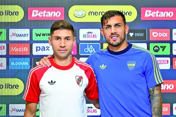 Montiel y Paredes ya viven el Superclásico