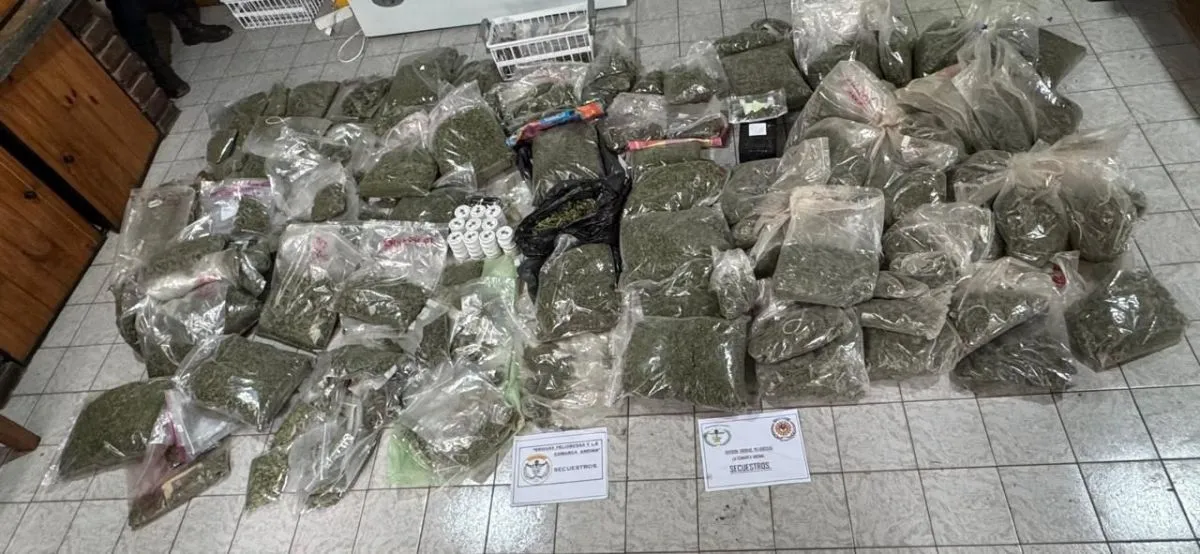 Policía del Chubut desbarata una red de narcomenudeo en la Comarca Andina