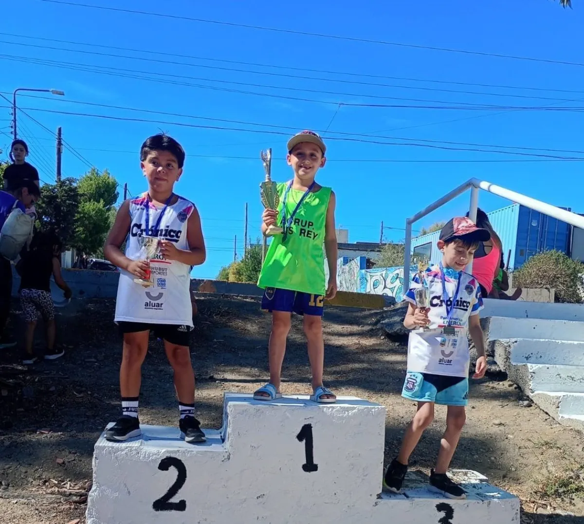 Santino Maliqueo se subió al podio en la Corrida en Caleta Olivia