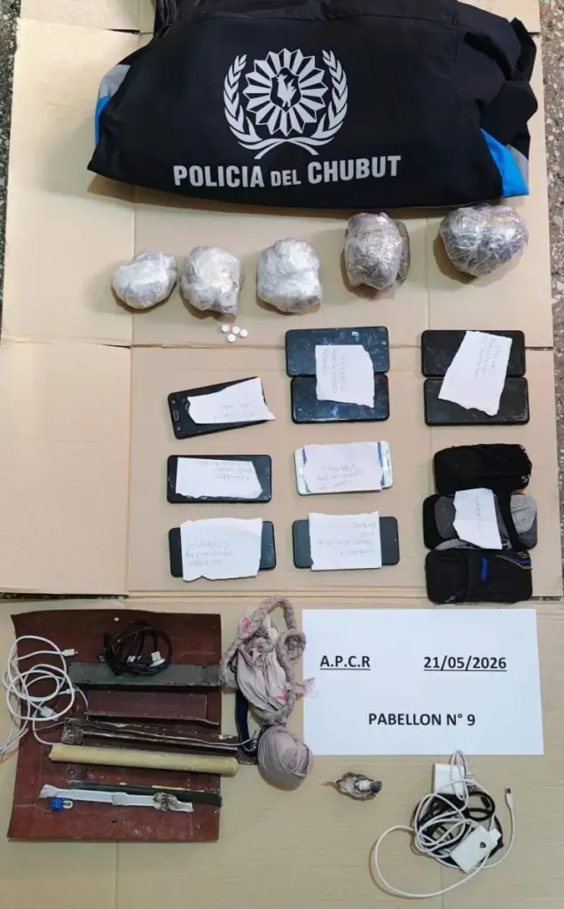 Secuestraron celulares y droga tras una requisa en la Alcaidía Policial