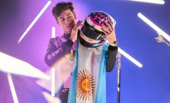 Todo listo para la exhibición de Franco Colapinto