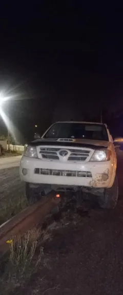 Un conductor alcoholizado chocó contra el guardarraíl en la Ruta 1