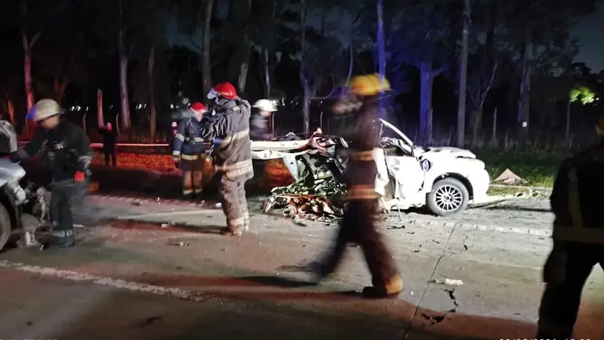 Una familia murió en un siniestro vial cerca de San Vicente, en la Ruta Provincial 6