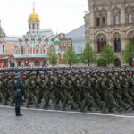Vladimir Putin denunció a la OTAN durante el desfile del Día de la Victoria rusa