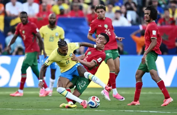 Brasil y Marruecos igualaron en un duelo intenso por el Grupo C