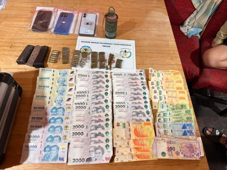 Desbarataron puntos de venta de droga en Trelew 