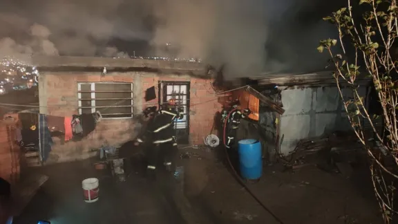 Una casa se incendió de madrugada y la dueña apunta contra su expareja