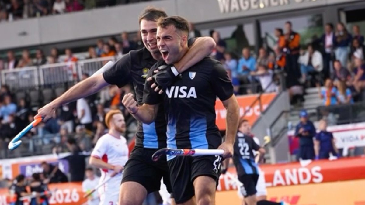 Argentina volvió a ganarle a Inglaterra: los Leones dieron un paso clave en el Mundial de hockey
