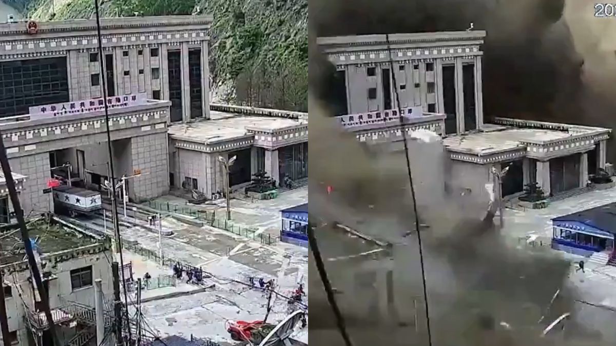 Así fue el feroz paso de la riada por Nepal